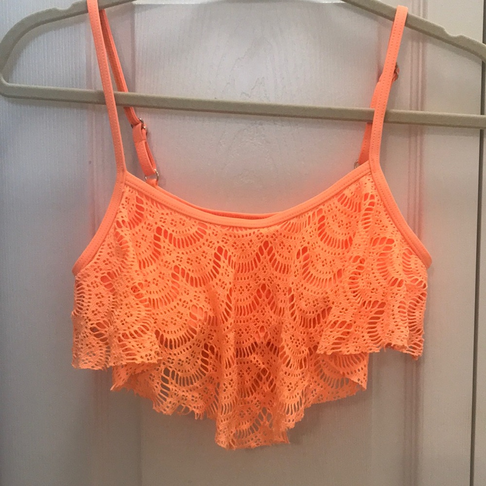 Roxy Orange Bikini Top